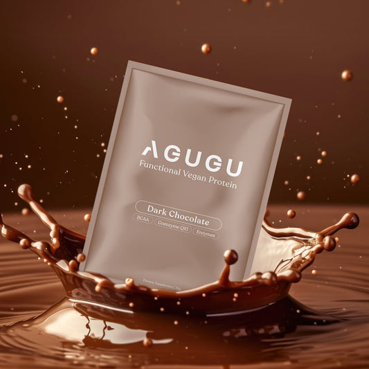 AGUGU-全素 豌豆蛋白飲－隨手包｜植感醇黑可可 Pea Protein Dark Chocolate