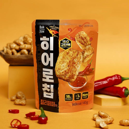 Bokthing高蛋白豆脆片  惹味辛辣味 Hero Chip Spicy Flavor
