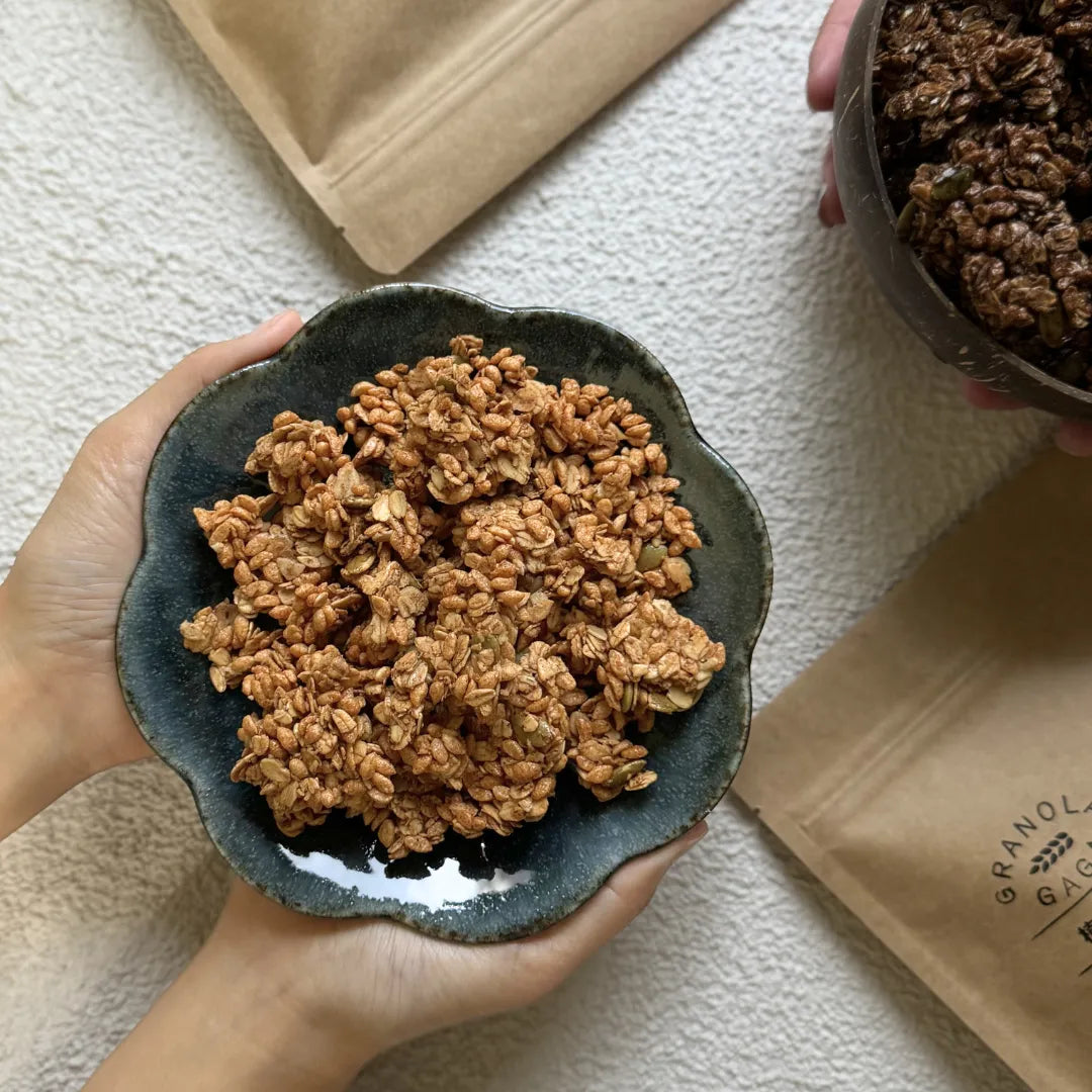 穀卡卡 蘋果肉桂蛋白燕麥脆片