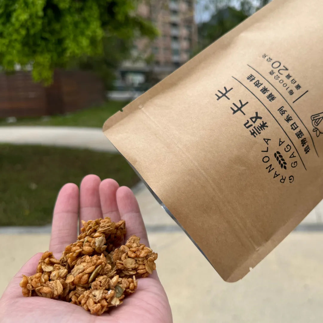穀卡卡 蘋果肉桂蛋白燕麥脆片