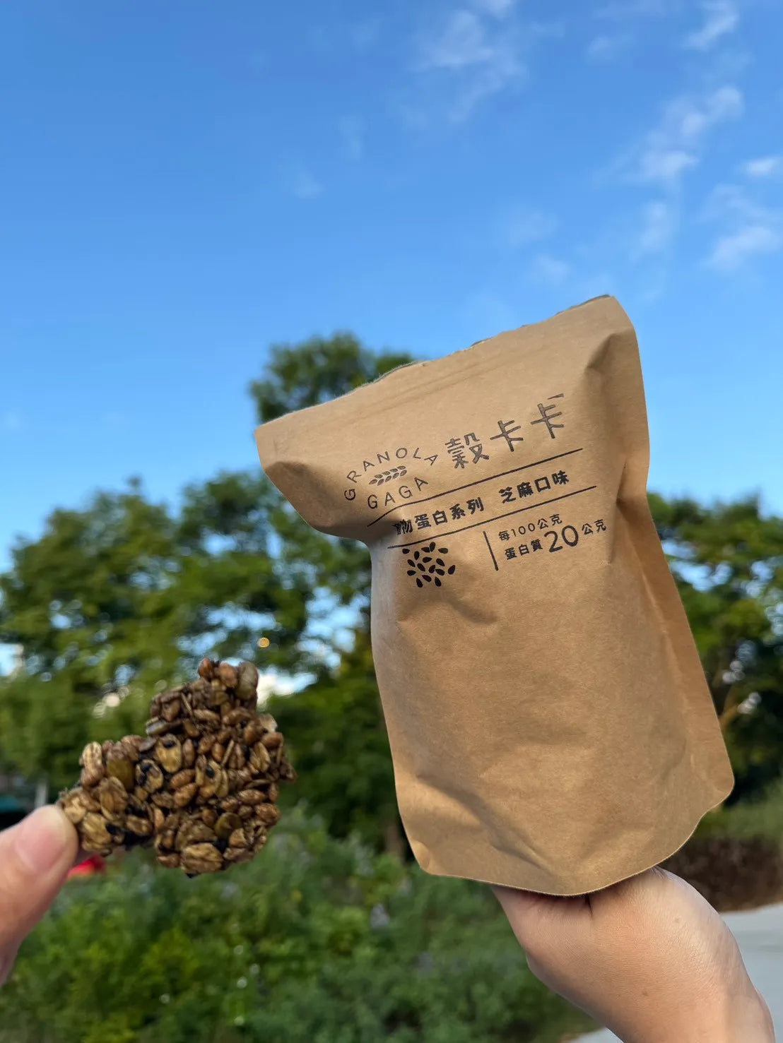 穀卡卡 芝麻蛋白燕麥脆片