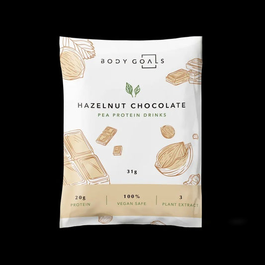Body Goals全素多效豌豆蛋白飲 - 隨手包 | 榛果可可 31g