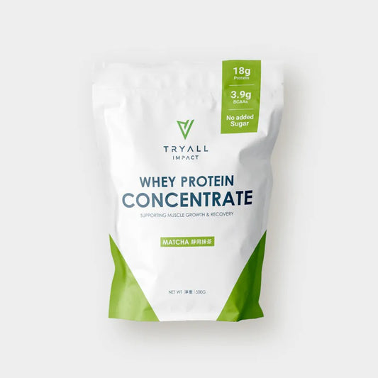 Tryall | 濃縮乳清蛋白-靜岡抹茶 (500g)