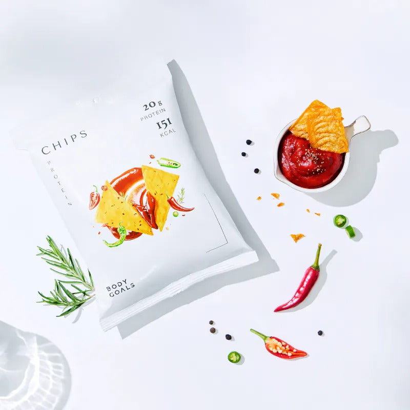 Body. Goals 濃郁香酥高蛋白脆片 - 墨西哥紅椒