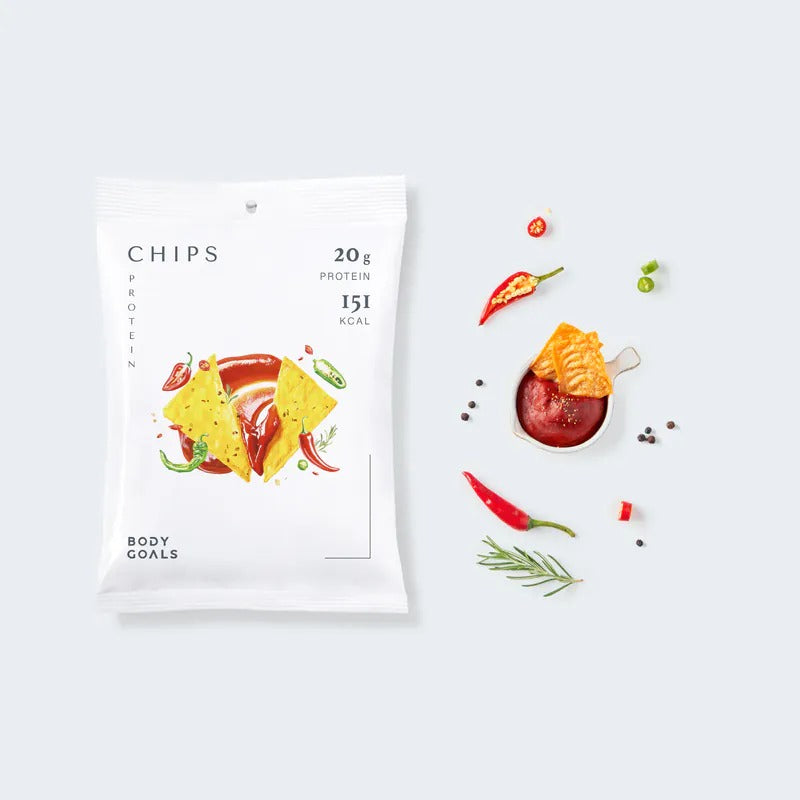Body. Goals 濃郁香酥高蛋白脆片 - 墨西哥紅椒