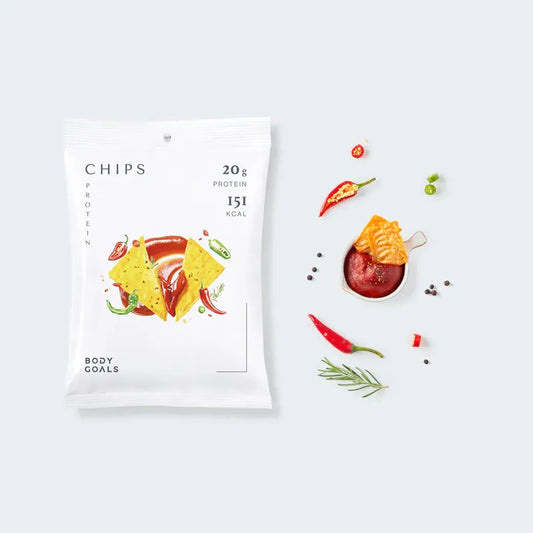 Body. Goals 濃郁香酥高蛋白脆片 - 墨西哥紅椒