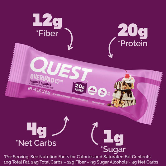 Quest Hero Bars 蛋白棒 Overload 蛋白棒 - 新地歡樂日