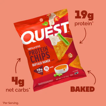 Quest Nutrition Buffalo Ranch Protein Chips蛋白質脆片-水牛牧場風味蛋白脆片