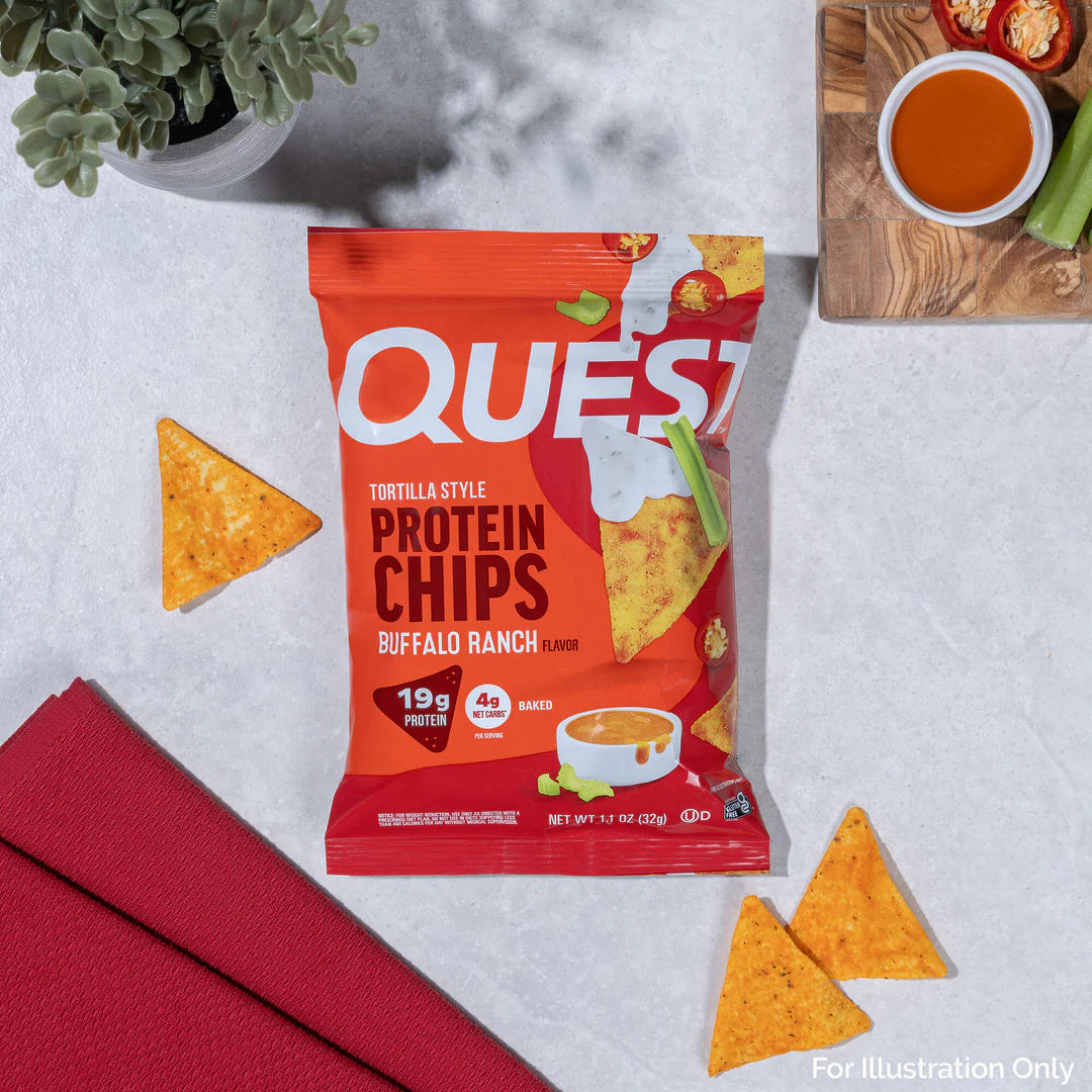 Quest Nutrition Buffalo Ranch Protein Chips蛋白質脆片-水牛牧場風味蛋白脆片