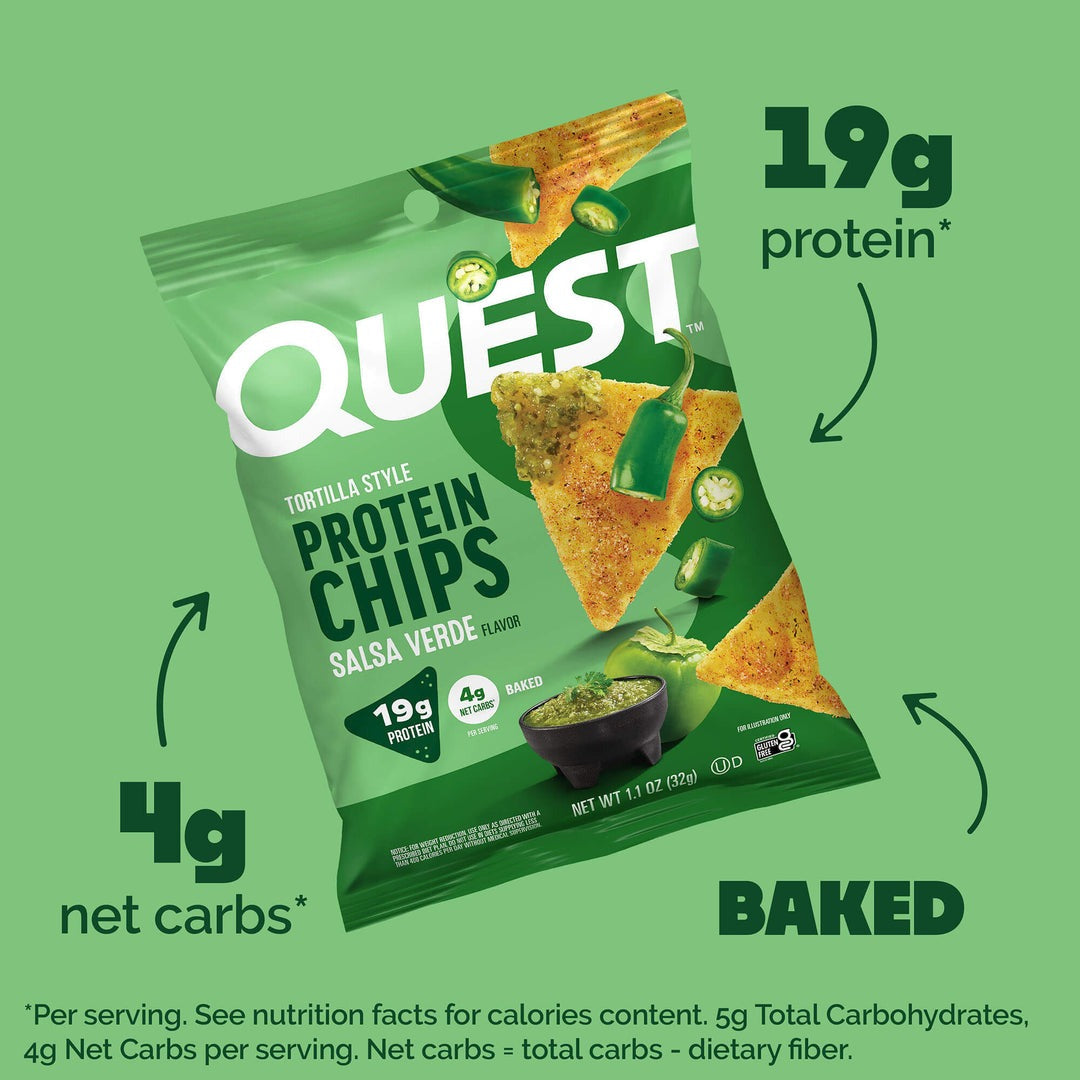 Quest Nutrition Protein Chip Salsa Verde蛋白質脆片-綠莎莎醬口味