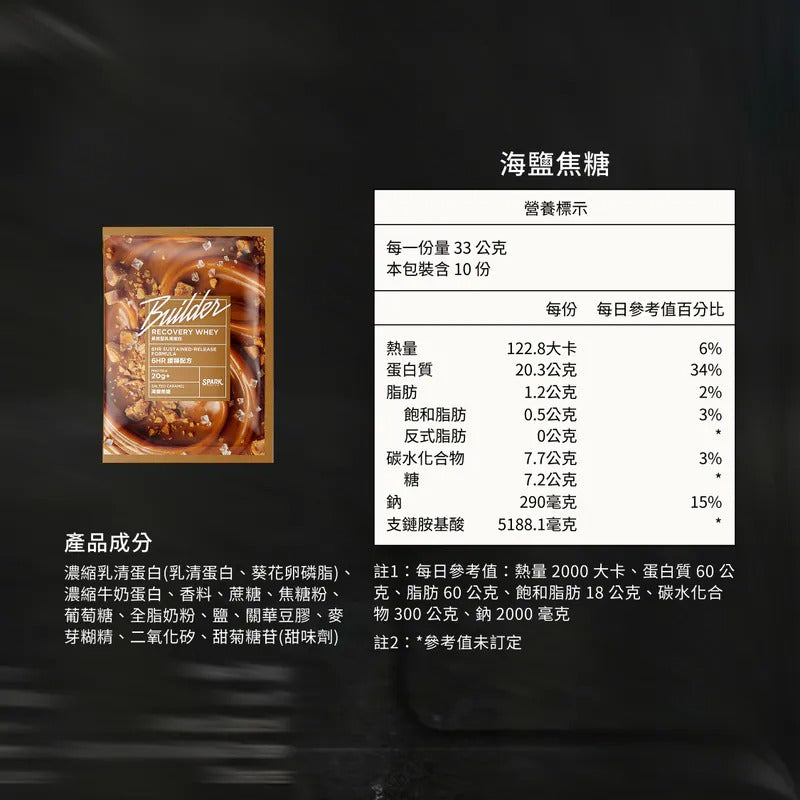 Spark Protein Builder 長效型乳清 - 榛果巧克力