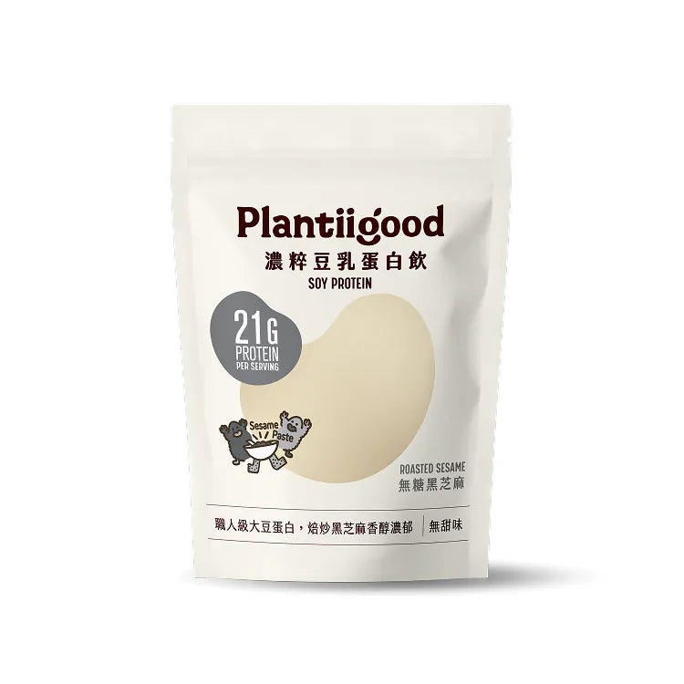 Spark Protein 濃粹豆乳蛋白飲 - 無糖黑芝麻（無甜味1kg袋  Plantiigood Soy Protein Isolate No added sugar sesame 1 KG