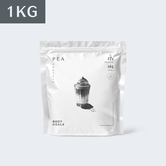 Body Goals 全素多效豌豆蛋白飲 PRO 1KG 大包裝| 芝麻歐蕾Multi effect Pea Protein Drinks Pro Sesame Milk 1kg