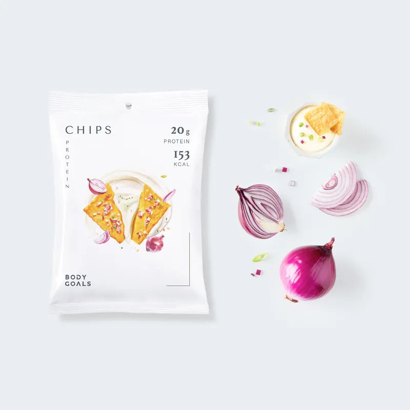 Body. Goals 濃郁香酥高蛋白脆片 - 酸奶洋蔥