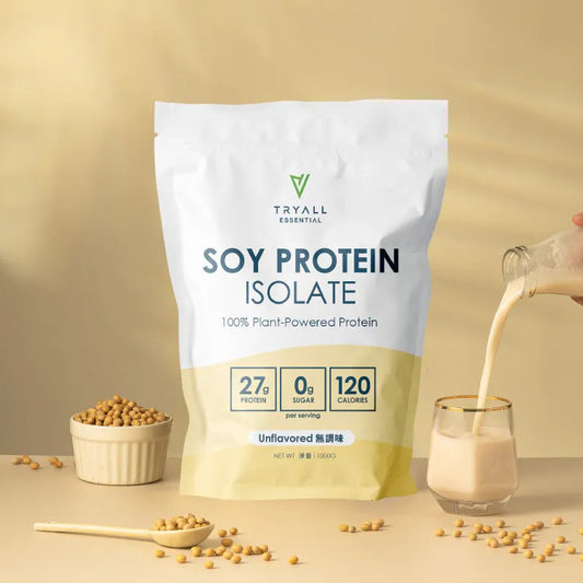 Tryall | 大豆分離蛋白 1kg | 無調味｜零糖