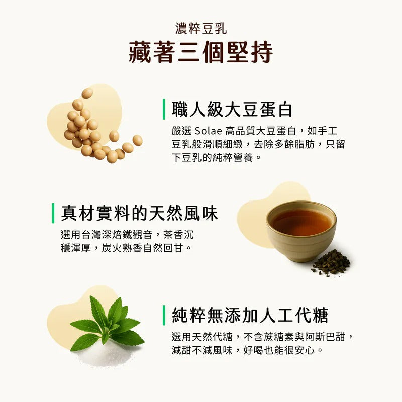 濃粹豆乳蛋白飲 -  濃韻鐵觀音  Plantiigood Soy Protein